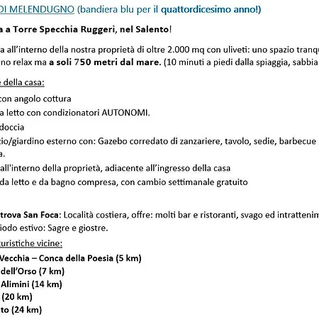 Holiday home Le Vacanze In Salento